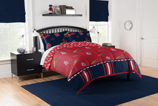 St. Louis Cardinals MLB Queen Bed In a Bag Set