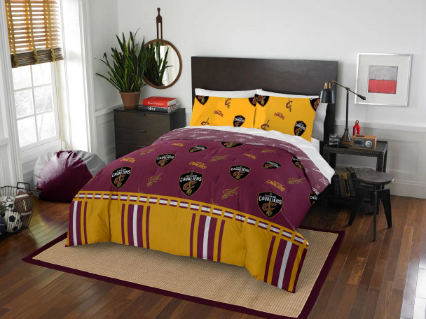 Cleveland Cavaliers NBA Queen Bed In a Bag Set