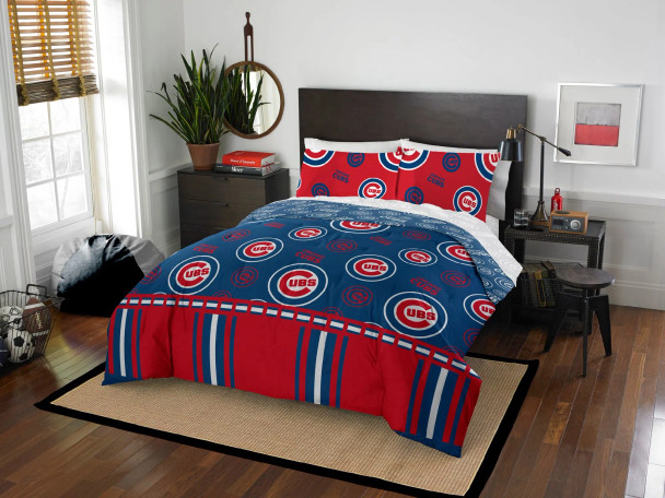 Chicago Cubs MLB Full Bed in a Bag Set