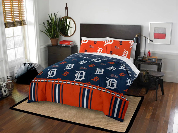 Detroit Tigers MLB Full Bed in a Bag Set