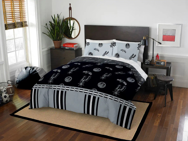 San Antonio Spurs NBA Full Bed in a Bag Set