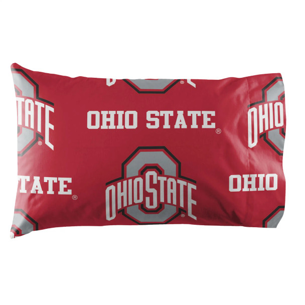 Ohio State Buckeyes Twin Rotary Bed In a Bag Set
