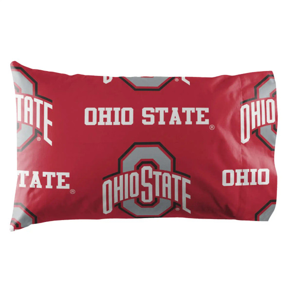 Ohio State Buckeyes Twin Rotary Bed In a Bag Set