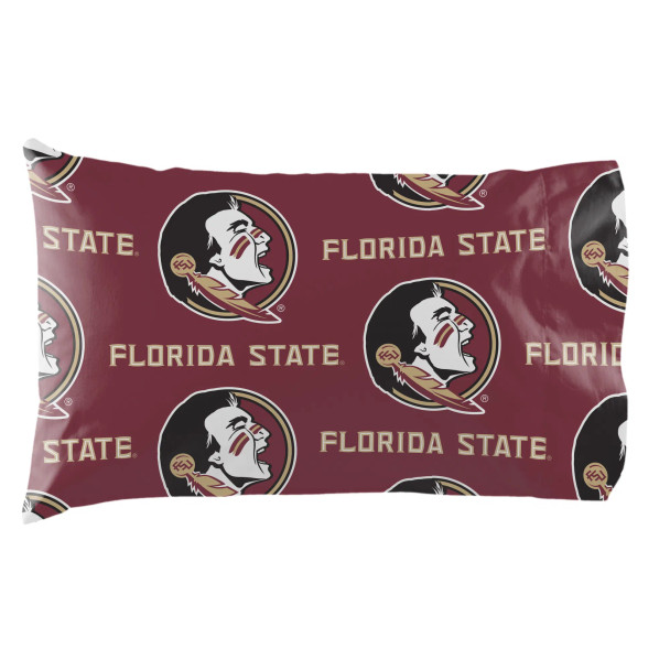 Florida State Seminoles Twin Rotary Bed In a Bag Set