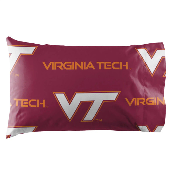 Virginia Tech Hokies Twin Rotary Bed In a Bag Set