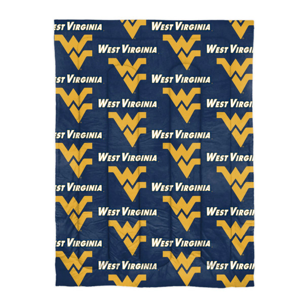 West Virginia Mountaineers Twin Rotary Bed In a Bag Set