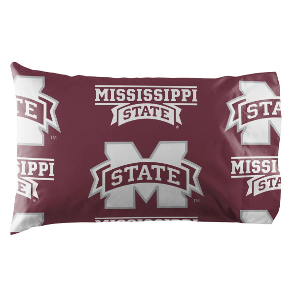 Mississippi State Bulldogs Twin Rotary Bed In a Bag Set