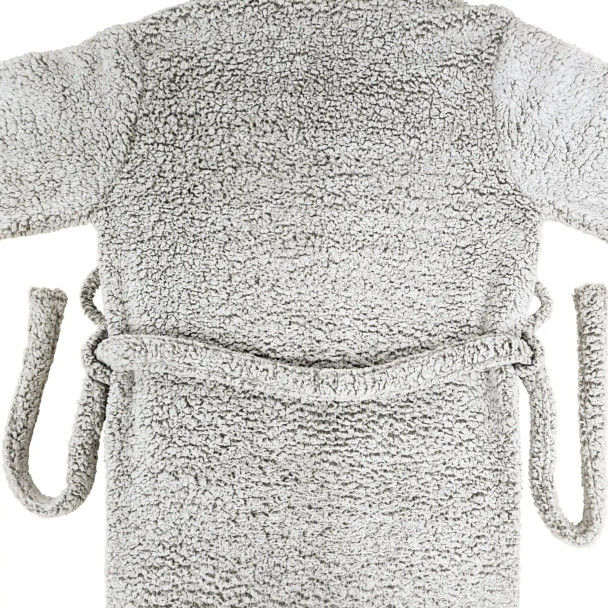 Philadelphia Eagles NFL Men's Sherpa Bath Robe Gray L/XL