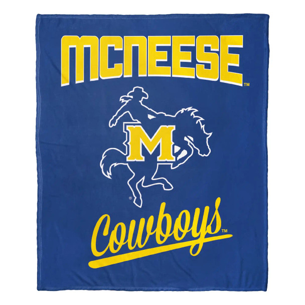 McNeese State Cowboys 'Alumni' Silk Touch Throw Blanket