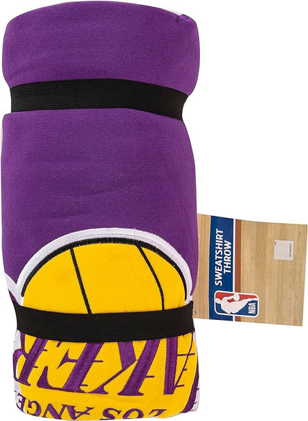 Los Angeles Lakers NBA Dominate Sweatshirt Throw Blanket
