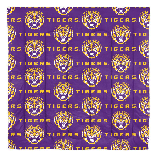 LSU Tigers Queen Bed in a Bag Set