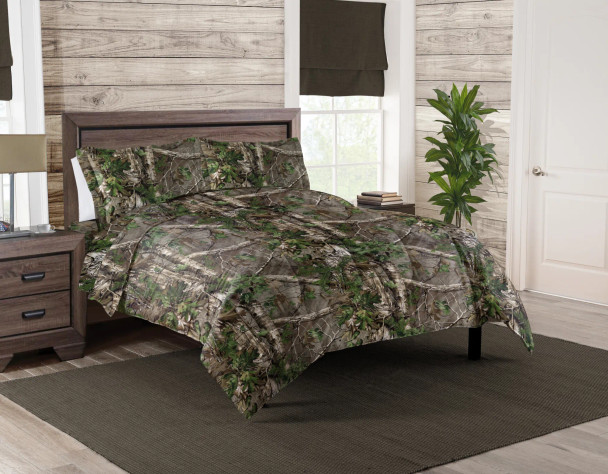 Realtree Xtra Green Camo 5-Piece Full Bed in a Bag Set