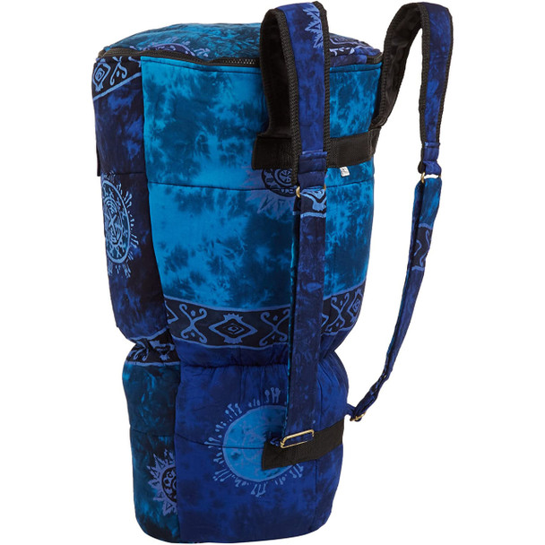 X8 Drums Celestial Blue Djembe Backpack Bag, XXL