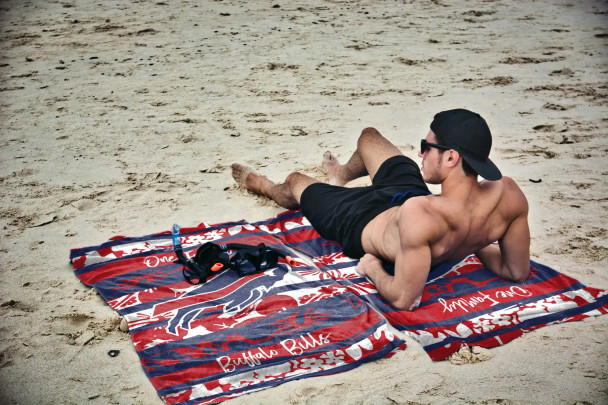 Buffalo Bills NFL Pocket Beach Towel