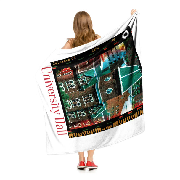 NCAA Campus Life Ohio State Buckeyes Silk Touch Throw Blanket