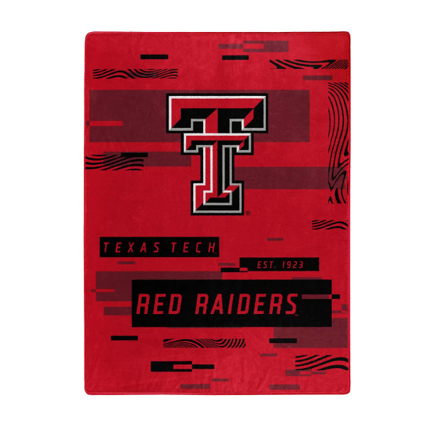 NCAA Digitize Texas Tech Red Raiders Raschel Throw Blanket