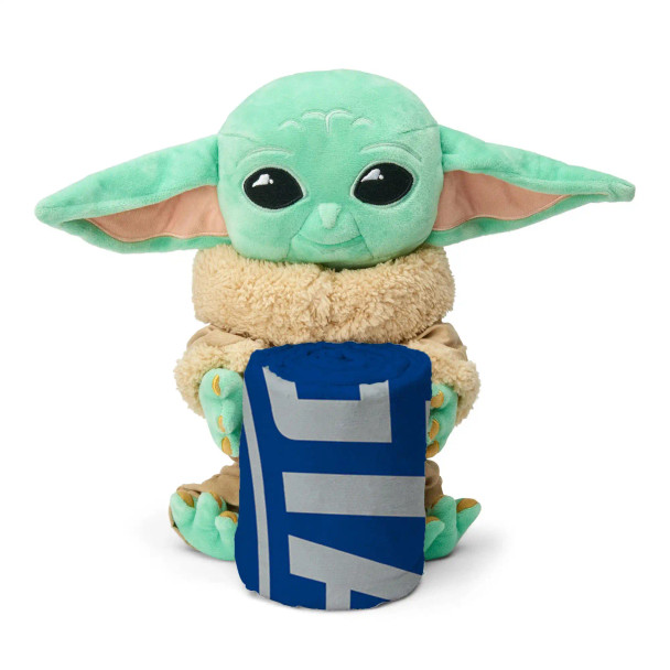 NFL New York Giants Star Wars Beach Towel and Child Yoda Hugger Character Pillow Set