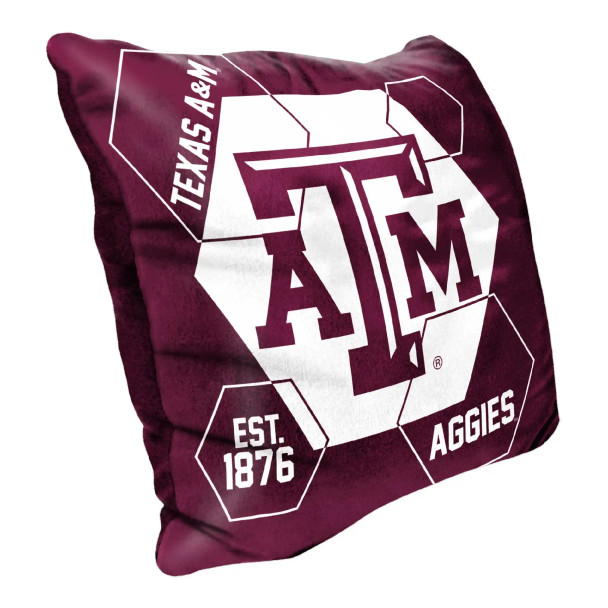 NCAA Texas A&M Aggies Connector Double Sided Velvet Pillow