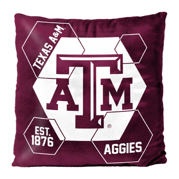 NCAA Texas A&M Aggies Connector Double Sided Velvet Pillow