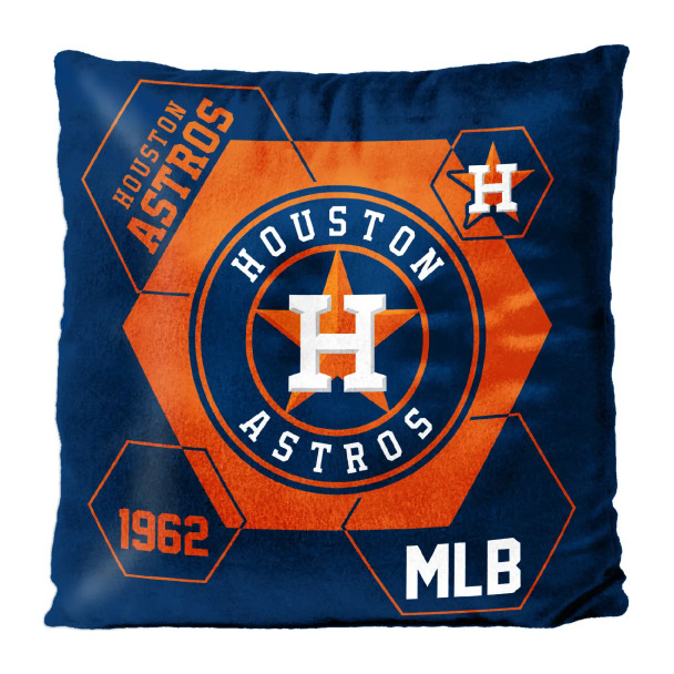 MLB Houston Astros Connector Double Sided Velvet Pillow