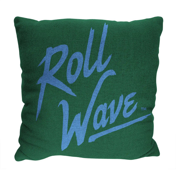 NCAA Tulane Green Wave Invert Woven Pillow