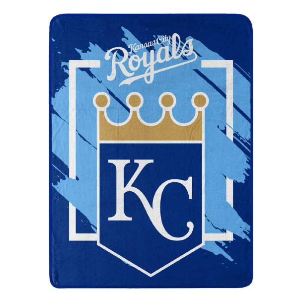 MLB Kansas City Royals Dimensional Micro Raschel Throw Blanket