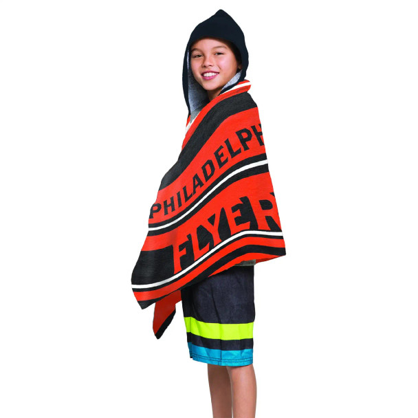 NHL Philadelphia Flyers Youth Hooded Beach Towel