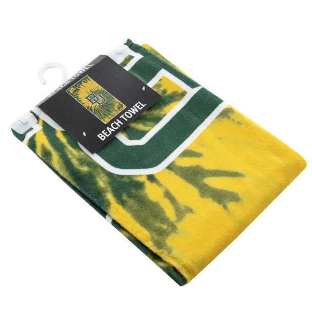 NCAA Baylor Bears Psychedelic Beach Towel