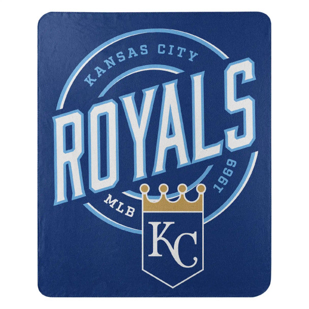 MLB Kansas City Royals Campaign Fleece Throw Blanket