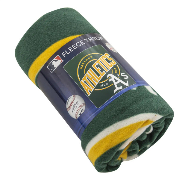 MLB Oakland Athletics Campaign Fleece Throw Blanket