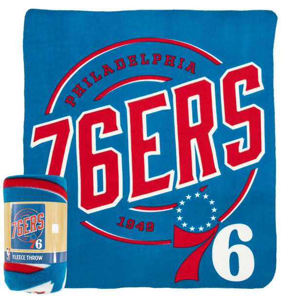 NBA Philadelphia 76ers Campaign Fleece Throw Blanket