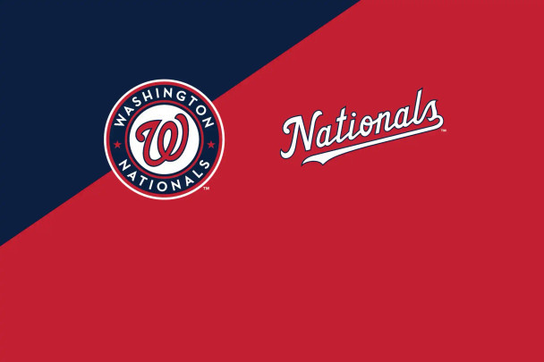 MLB Washington Nationals Men's L/XL Silk Touch Personalized Bath Robe (Charcoal)