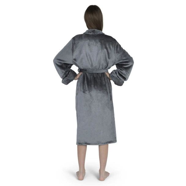 NHL Philadelphia Flyers Women's S/M Silk Touch Personalized Bath Robe (Charcoal)