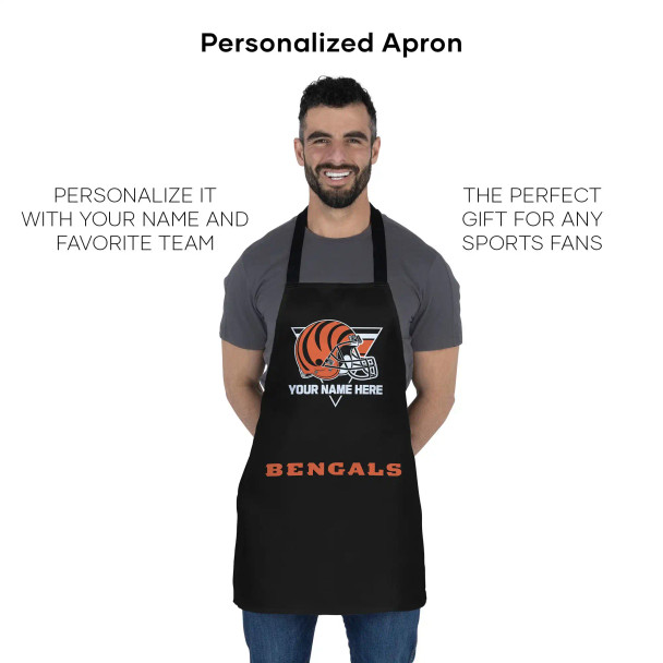 NFL Cincinnati Bengals Personalized Apron