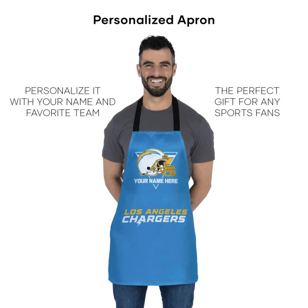 NFL Los Angeles Chargers Personalized Apron