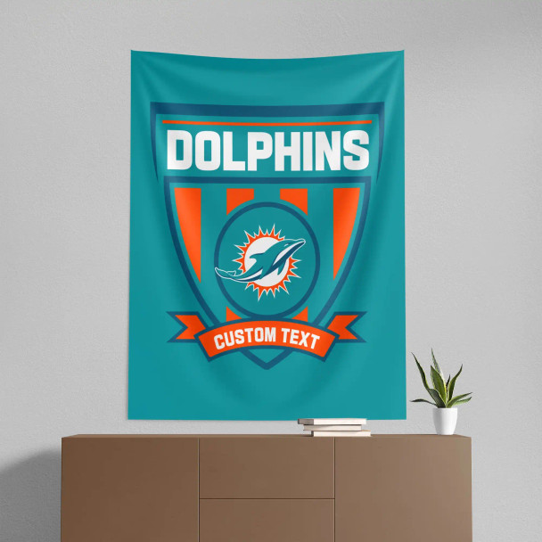 NFL Miami Dolphins Allegiance Personalized Wall Hanging