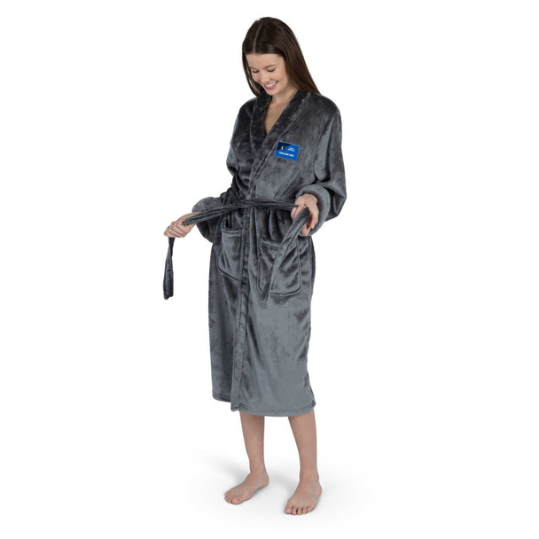 NBA Dallas Mavericks Women's S/M Silk Touch Personalized Bath Robe (Charcoal)