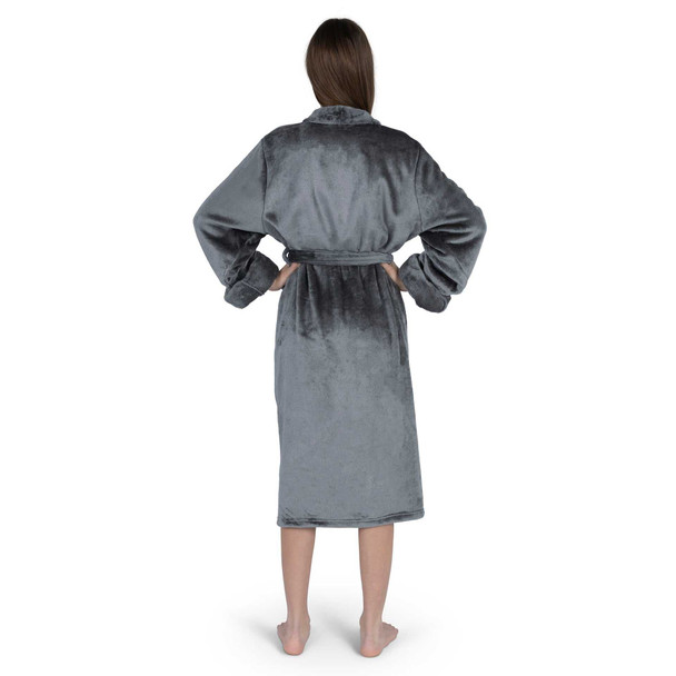 NBA Dallas Mavericks Women's S/M Silk Touch Personalized Bath Robe (Charcoal)