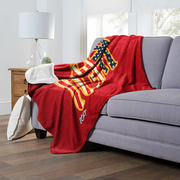 MLB St. Louis Cardinals Celebrate Series Silk Touch Sherpa Throw Blanket
