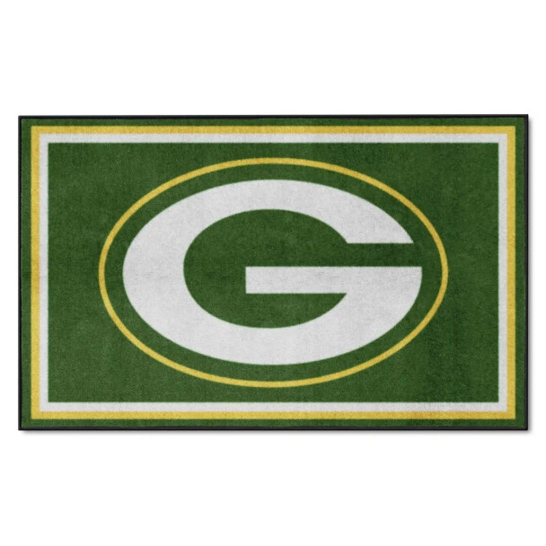 NFL Green Bay Packers 4' x 6' Plush Rug