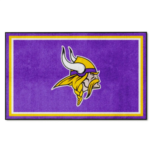 NFL Minnesota Vikings 4' x 6' Plush Rug