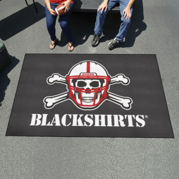 NCAA Nebraska Blackshirts 5' x 8' Ulti-Mat