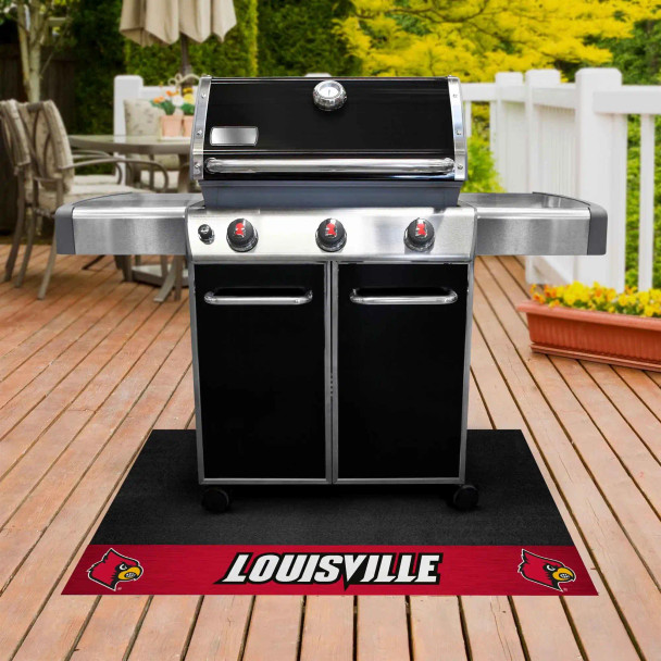 NCAA Louisville Cardinals Grill Mat