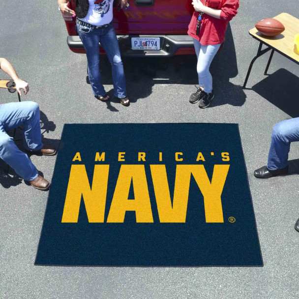 US Navy Tailgater Rug Alternate