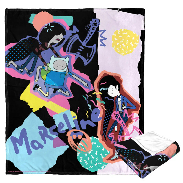 Cartoon Network Adventure Time Paper Marceline Silk Touch Throw Blanket