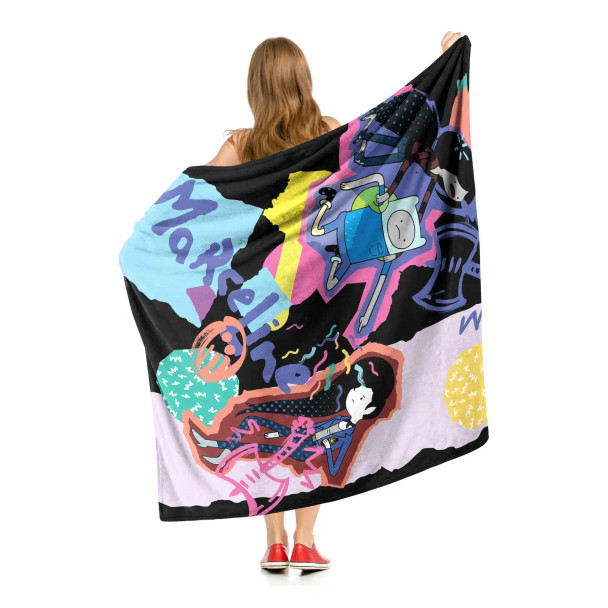 Cartoon Network Adventure Time Paper Marceline Silk Touch Throw Blanket