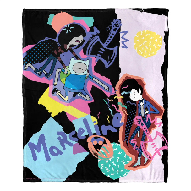 Cartoon Network Adventure Time Paper Marceline Silk Touch Throw Blanket