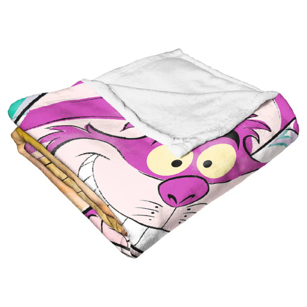 Disney Alice in Wonderland Rainbows Alice Silk Touch Throw Blanket