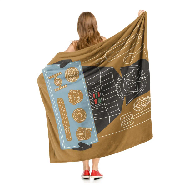 Disney Star Wars Dark Side Cookies Silk Touch Throw Blanket