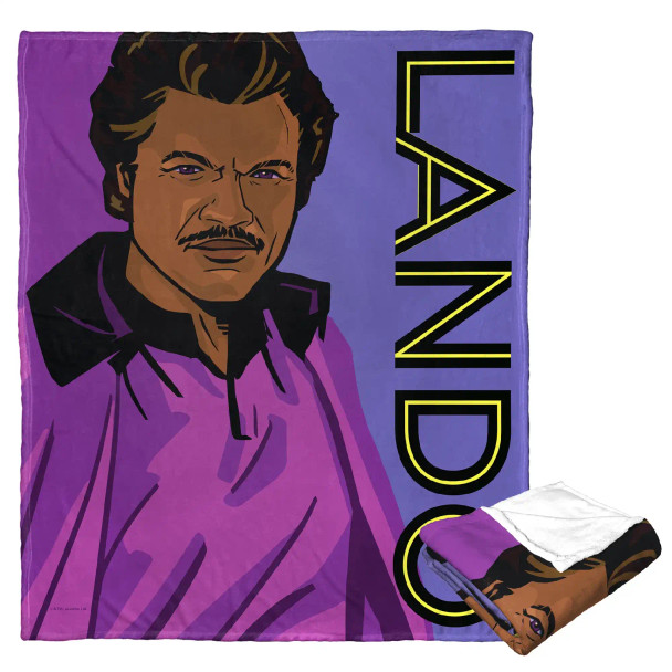 Disney Star Wars Pop Art Lando Silk Touch Throw Blanket